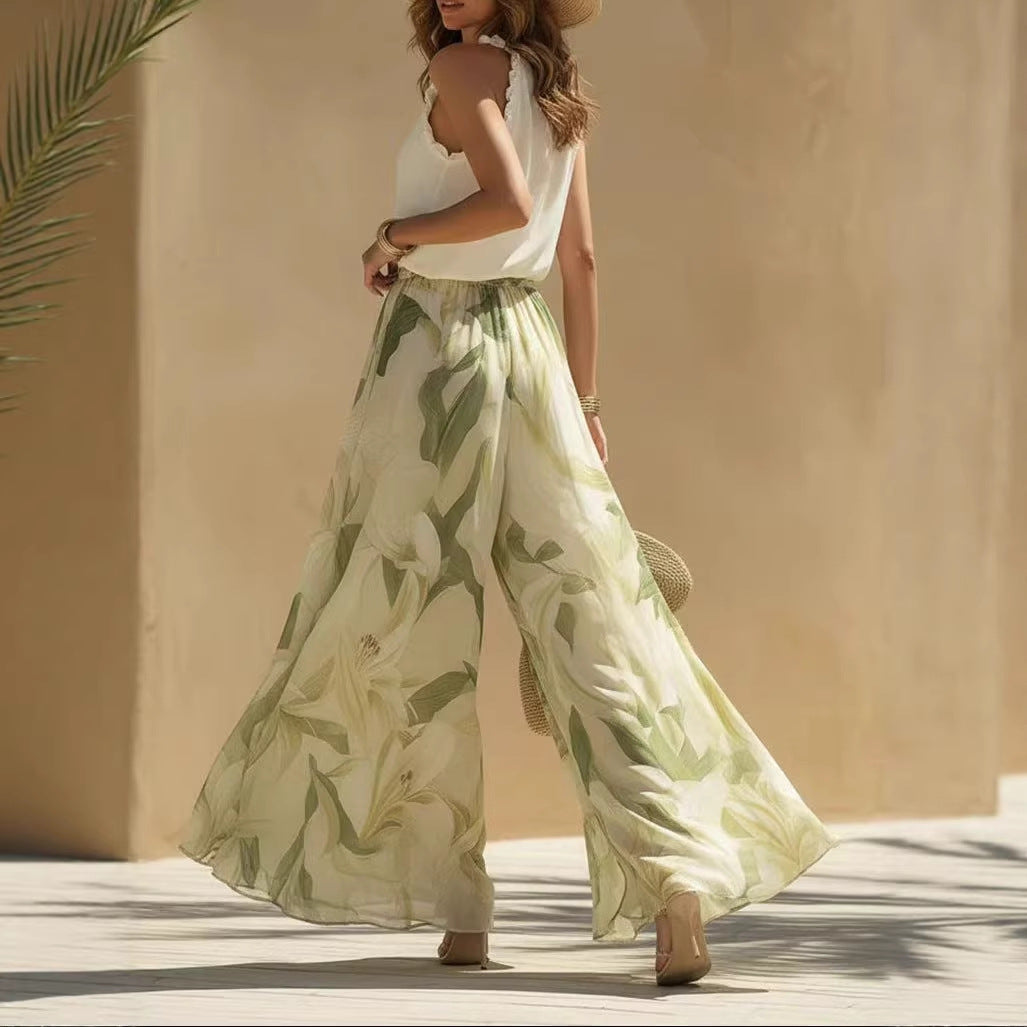 Spring New V-Neck Fitted Ruffle Elegant Dress 