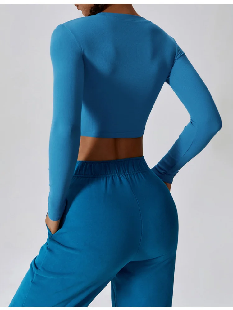 🧘‍♀️ Women’s Slim Fit Long Sleeve Yoga Top FitiqueFit