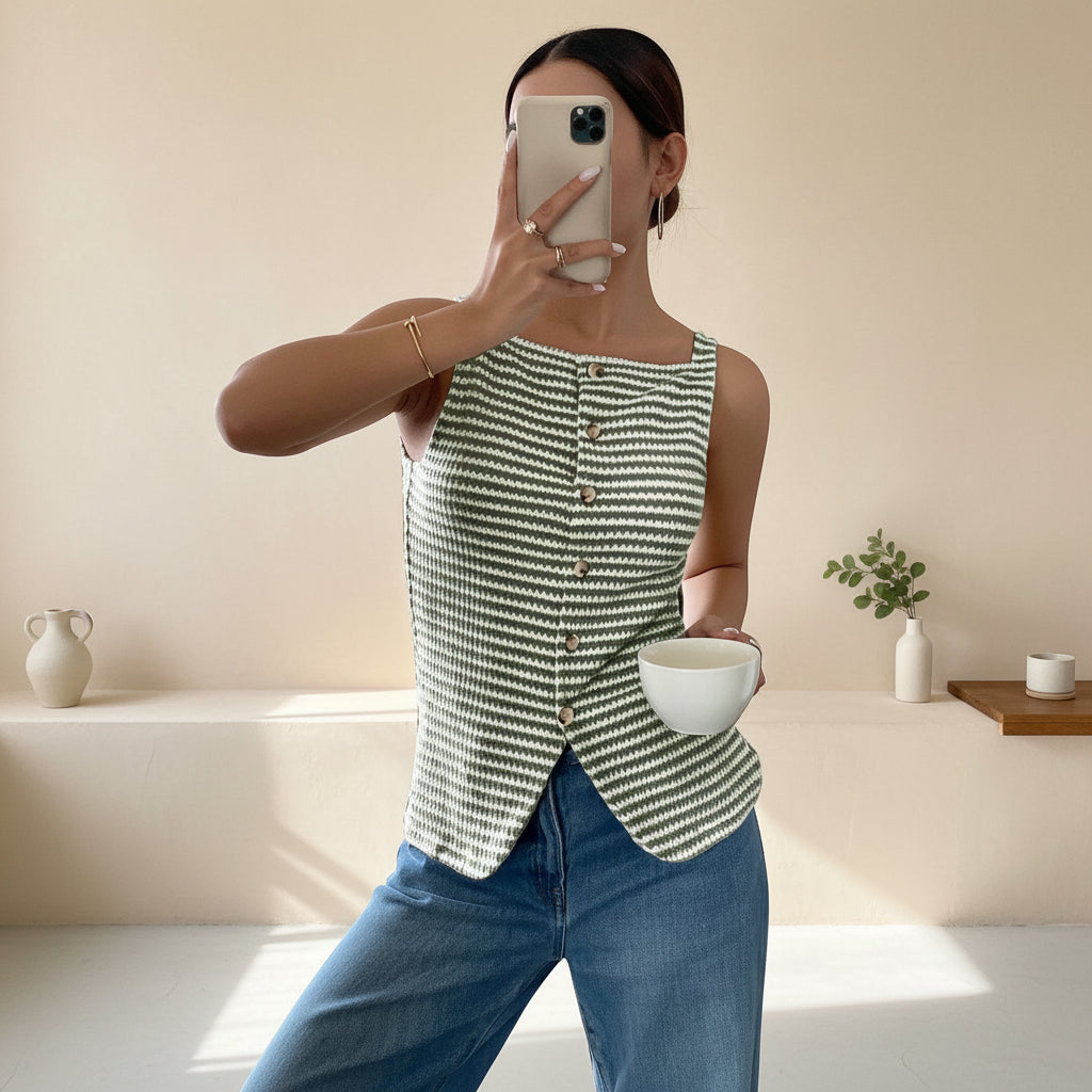Sleeveless camisole top 