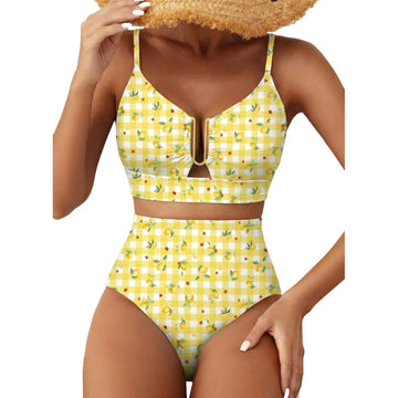 Lemon Check Print