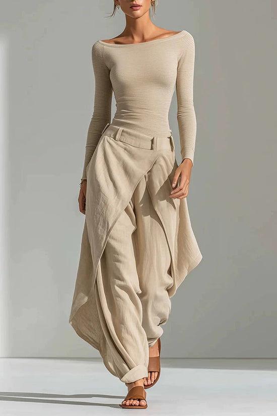 Loose top+pants two-piece set for women 