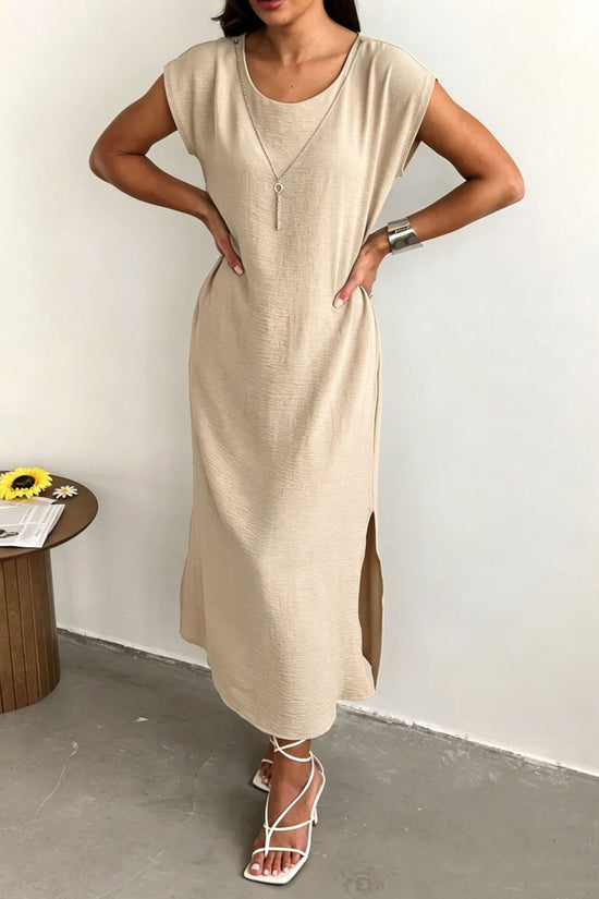 Sleeveless slim fit dress for women