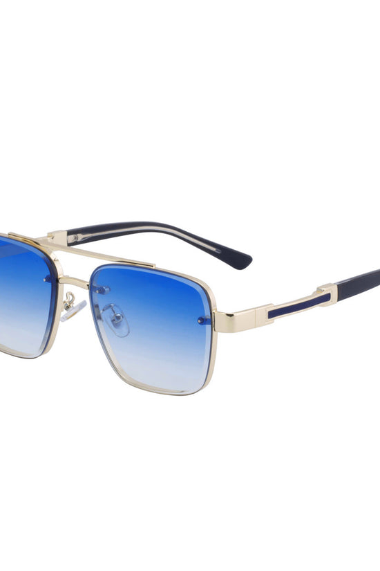 New Retro Sunglasses for Men, Square Frame, Stylish Sun Protection Glasses, High-End Men's Sunglasses 