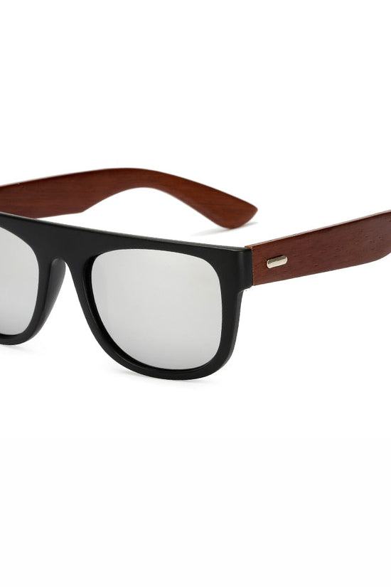 Bamboo Wooden Arms Sunglasses Men Women Black Sunglass eprolo