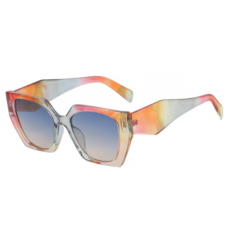 Fashion Cat Eye Wide Temple Sunglasses for Women, High-End  Full Frame Sun Glasses, Designer Style Eyewear 