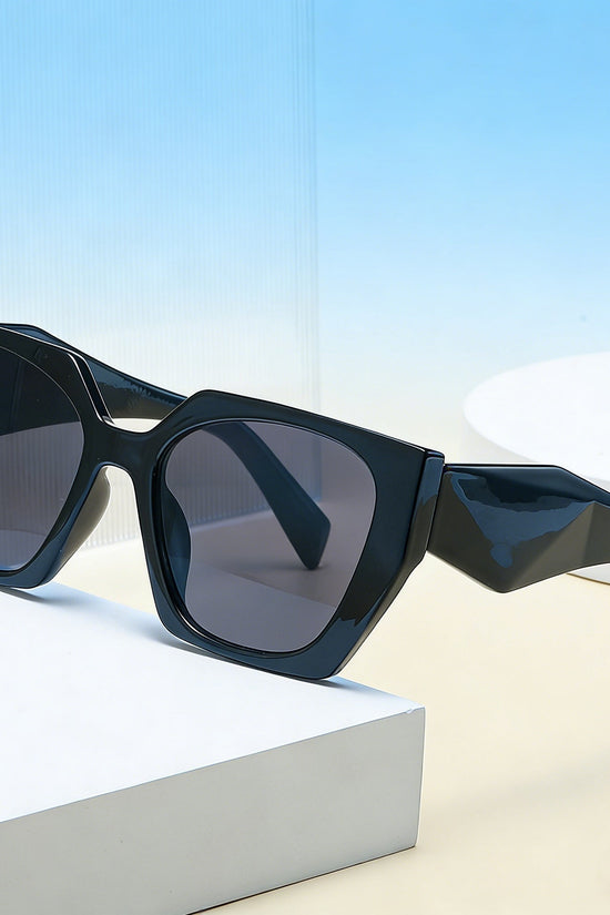 Fashion Cat Eye Wide Temple Sunglasses for Women, High-End  Full Frame Sun Glasses, Designer Style Eyewear 
