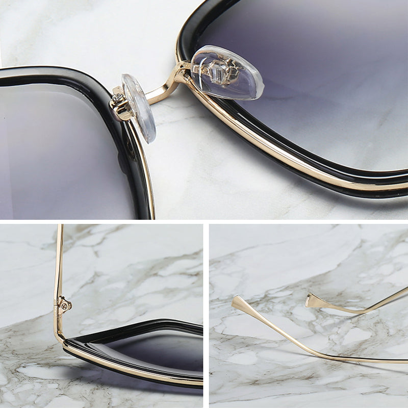 Big Cat Eye Sunglasses Women Black Mirror Sun Glasses Fashion Brand Designer High Quality Vintage Sunglass eprolo
