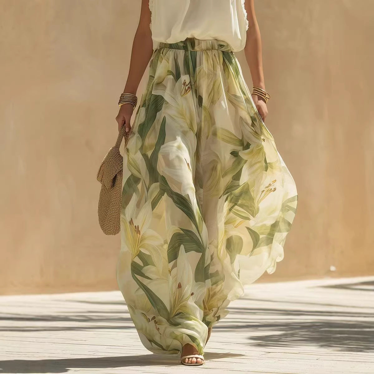 Spring New V-Neck Fitted Ruffle Elegant Dress 