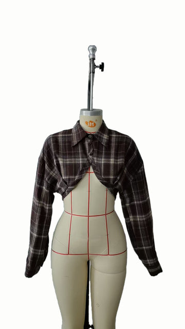 Light Blue Khaki Check