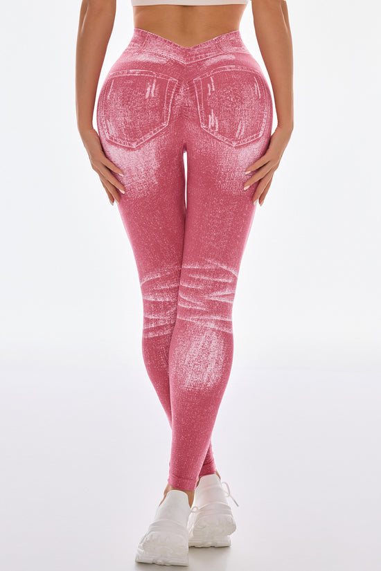 New Fashion Seamless Yoga Pants for Women, High Elasticity, Slimming, High-Waisted with Back V-Shape, Butt-Lifting, Running, Workout, Stylish Leggings