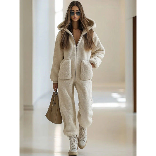 Straight leg loose jumpsuit 
