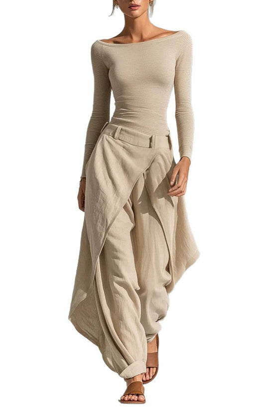 Loose top+pants two-piece set for women 