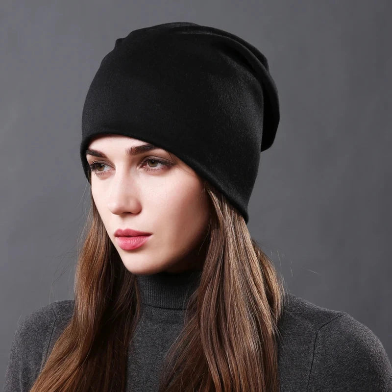 CNTANG New Autumn Winter Beanie Cotton Hat For Women Fashion Men Hip Hop Caps Casual Female Knitted Skullies Bonnets Warm Hats FitiqueFit