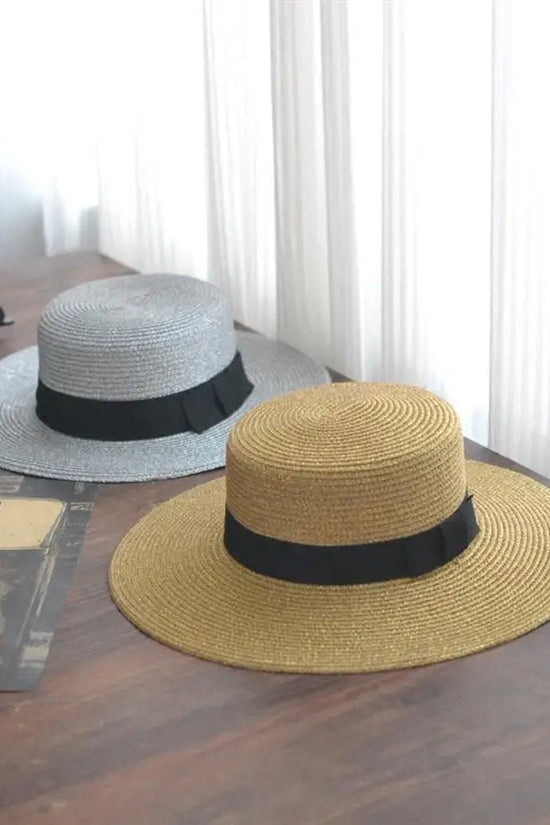 Women’s Straw Fedora with Metallic Bee Accent FitiqueFit