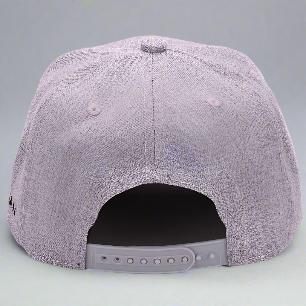 Unisex Grey Wool Snapback FitiqueFit