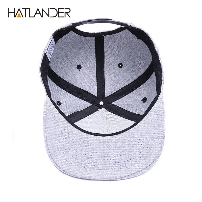 Raised Flag Embroidery Snapback Cap FitiqueFit