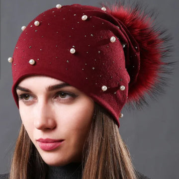 Red wine Pompom