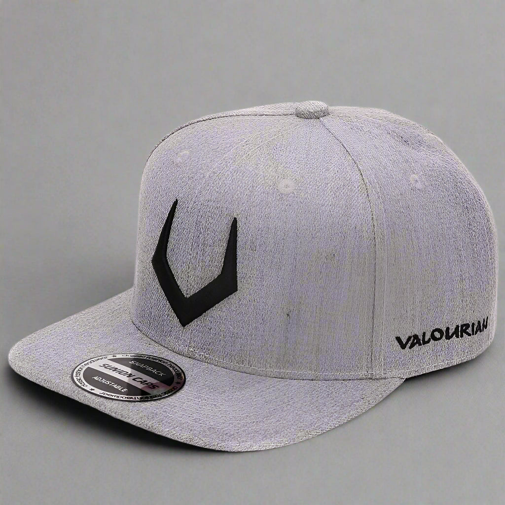 Unisex Grey Wool Snapback FitiqueFit