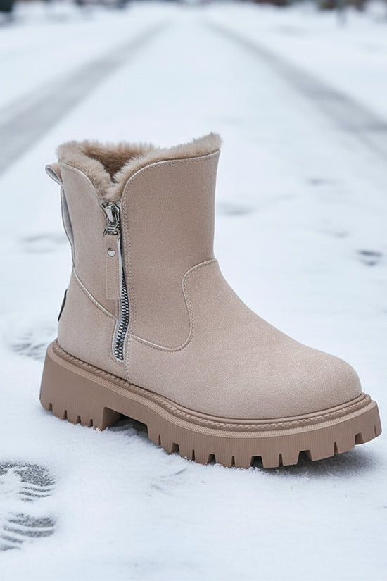 Snow Boots Velvet Warm Cotton Shoes Plus Size CJ