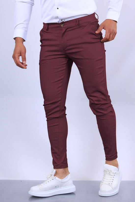 👔 Men's Slim Fit Button Trousers – Versatile Office & Casual Wear FitiqueFit