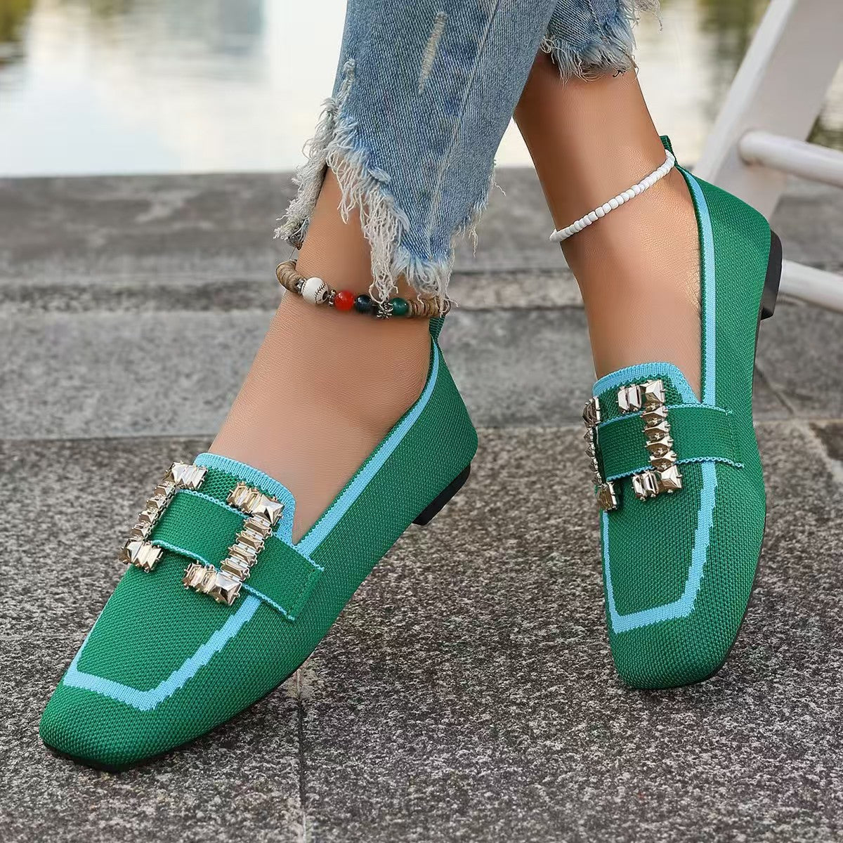 Vintage Suede Round Head Spring Loafers Gommino CJ