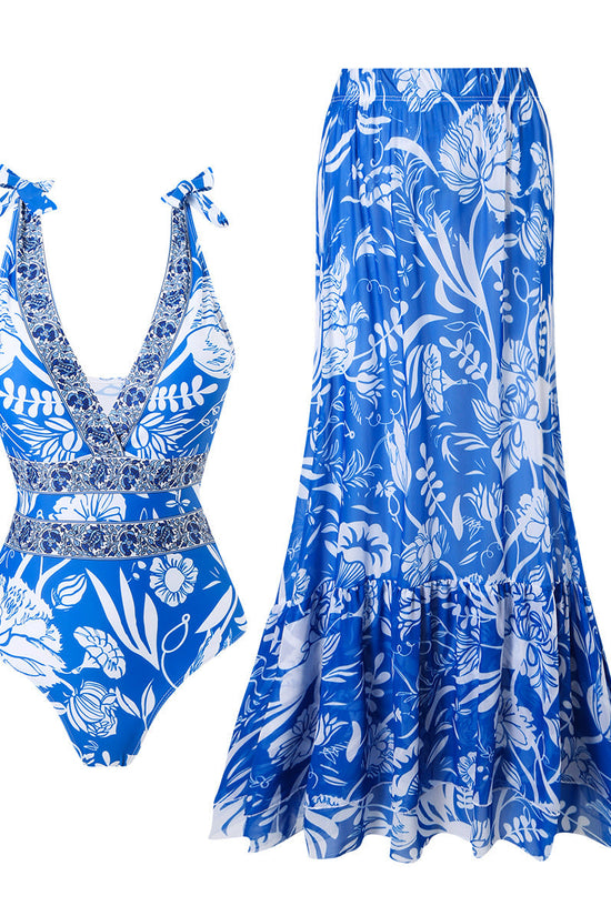 Ethnic Style One-piece Swimsuit For Women Beach Suit CJ