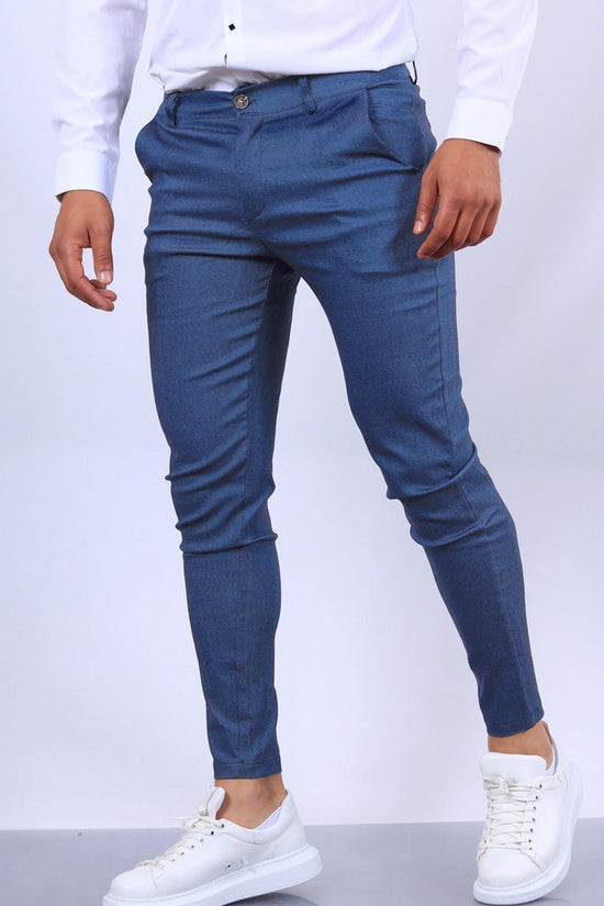 👔 Men's Slim Fit Button Trousers – Versatile Office & Casual Wear FitiqueFit