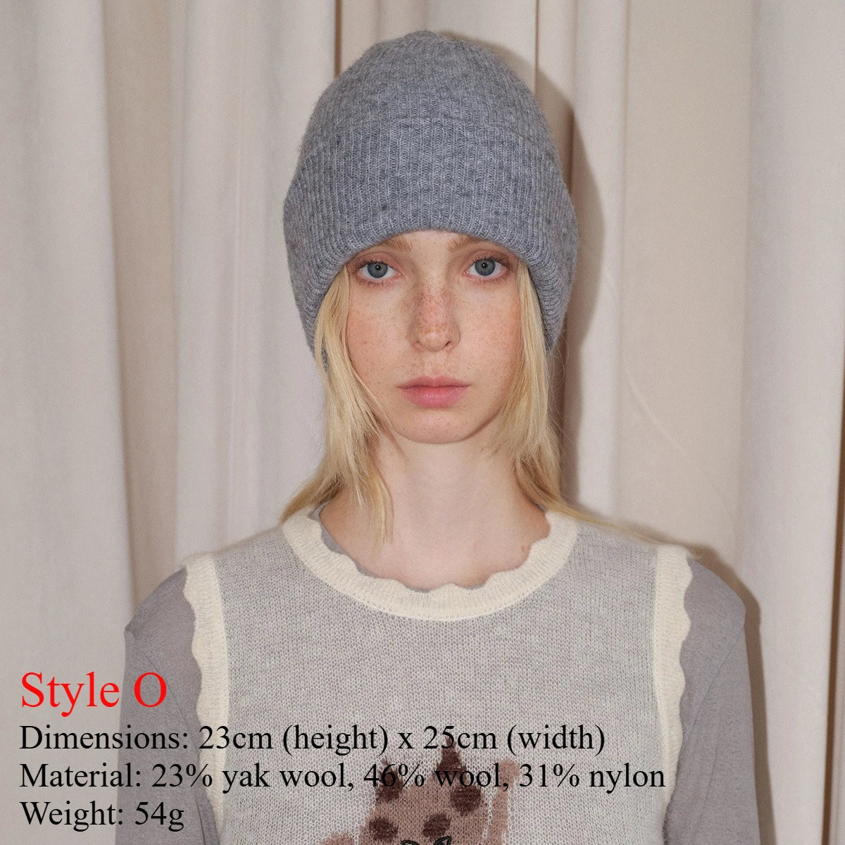 INS Real Fur Wool Winter Hats for Women Sun Animals Cartoon Warm Knit Thick Beanie Cap Solid Cover Head Sombreros De Mujer 