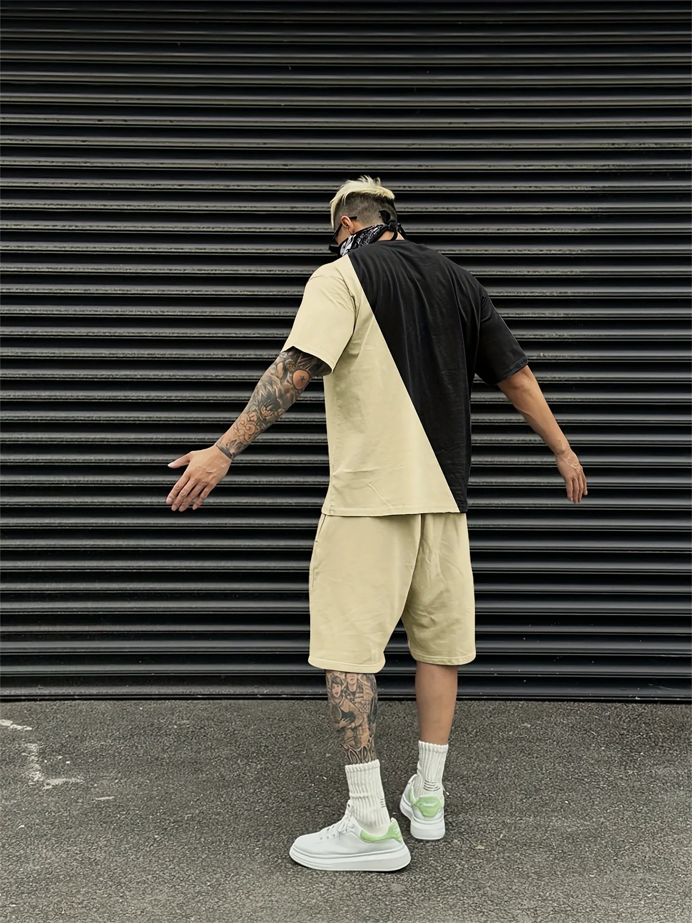 Summer Men's 3D Printed Urban Streetwear 2-Piece Set FitiqueFit