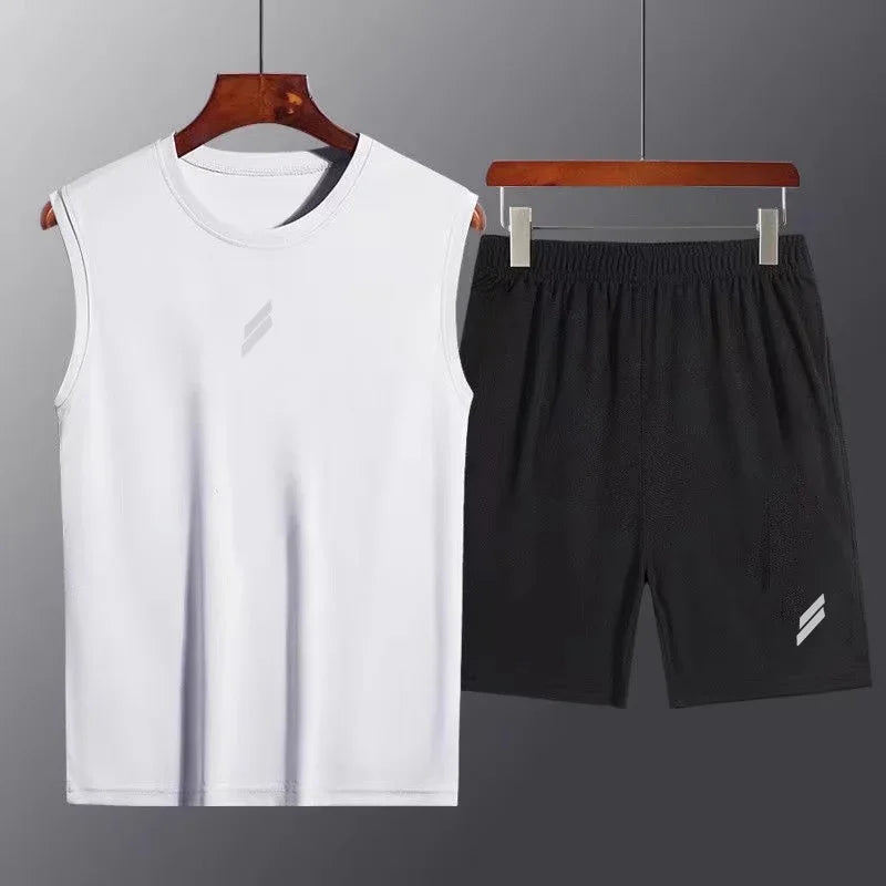 🏃‍♂️ Men's Summer Mesh Quick-Dry Fitness Set FitiqueFit