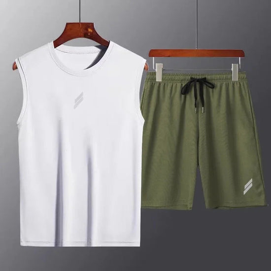 🏃‍♂️ Men's Summer Mesh Quick-Dry Fitness Set FitiqueFit