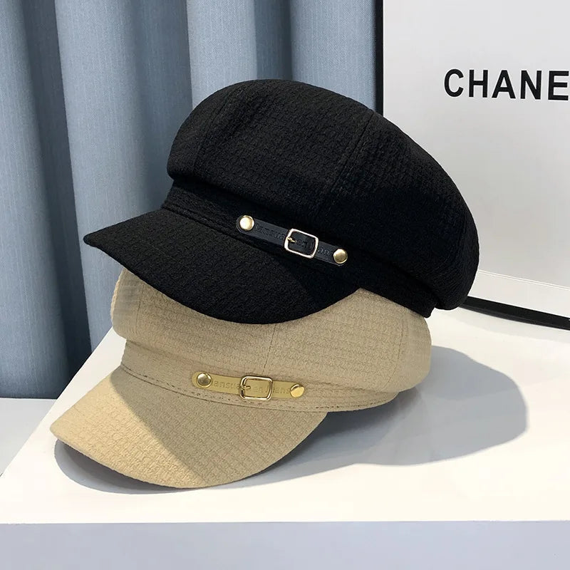Women’s Octagonal Newsboy Beret FitiqueFit
