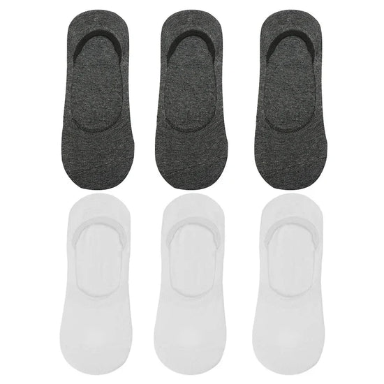 6-Pack Bamboo Invisible Low-Cut Socks | Breathable Boat Socks 