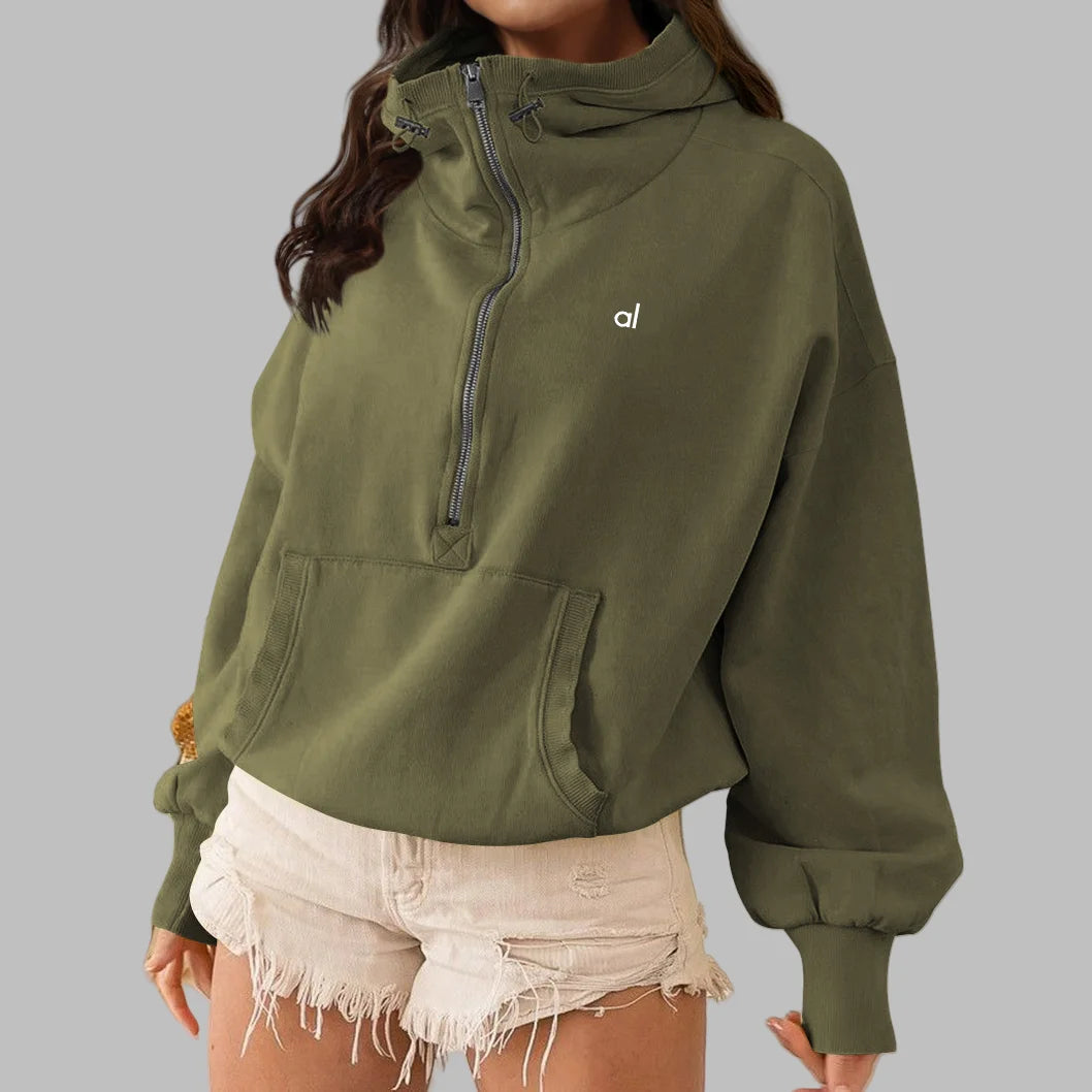 🧘‍♀️ Women's Zip-Up Fitness Hoodie FitiqueFit