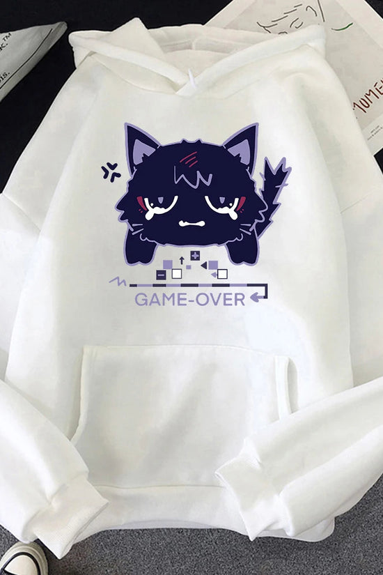 Genshin Impact Scaramouche Cat Hoodie FitiqueFit
