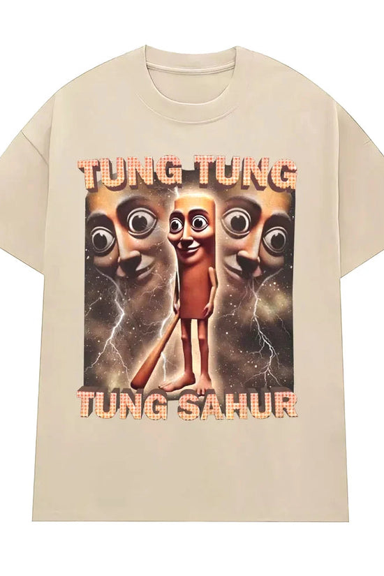Tung Tung Tung Sahur Meme T-Shirt FitiqueFit