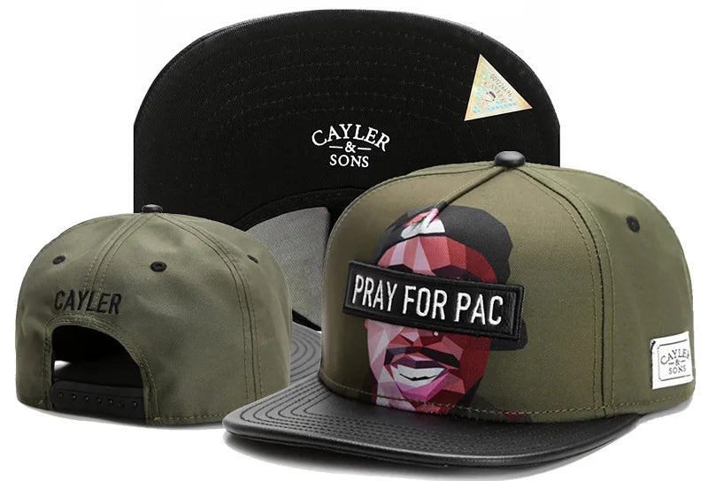 Classic Snapback Hat – Flat Bill Adjustable Baseball Cap FitiqueFit