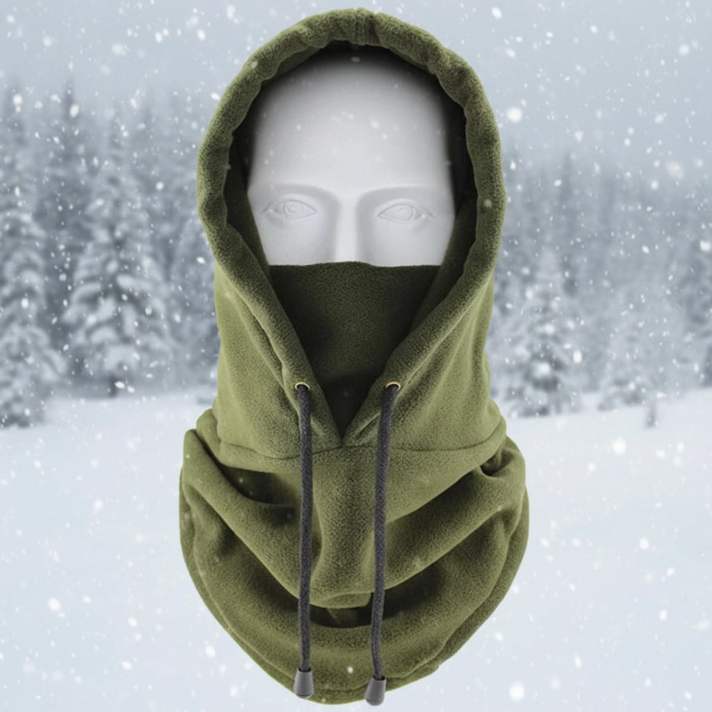 Winter Thermal Neck Warmer Outdoor Fleece Balaclava Scarf Skiing Face Mask Snood Hood Hat Windproof Keep Warm Cycling Cap New FitiqueFit