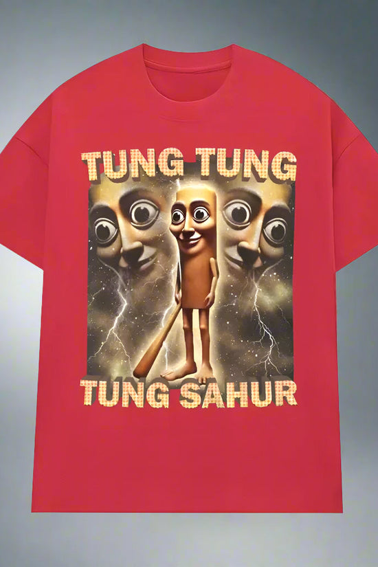 Tung Tung Tung Sahur Meme T-Shirt FitiqueFit