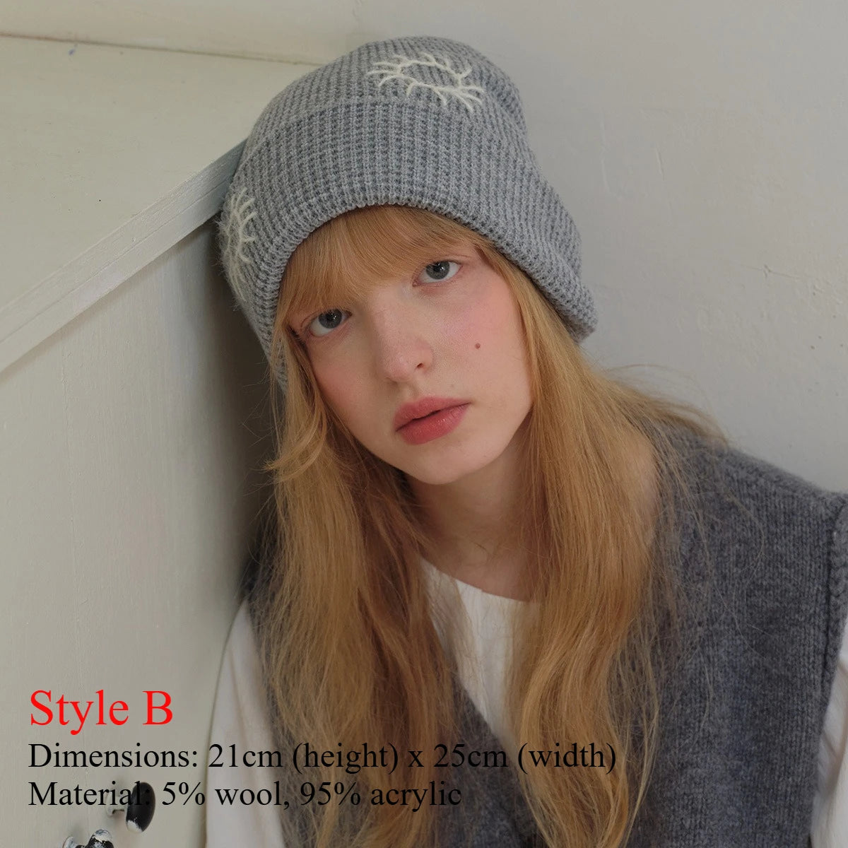 INS Real Fur Wool Winter Hats for Women Sun Animals Cartoon Warm Knit Thick Beanie Cap Solid Cover Head Sombreros De Mujer 