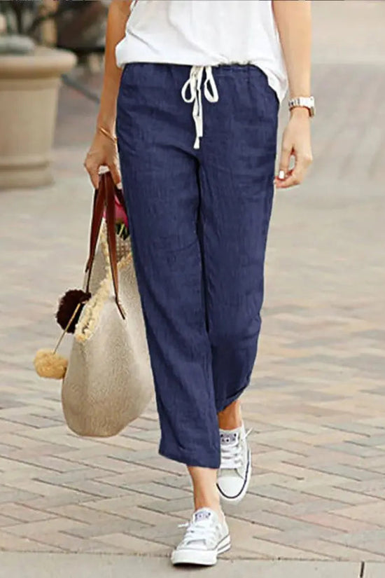 Cotton Y2K Wide Leg Pants – High Waist Streetwear Baggy Trousers FitiqueFit