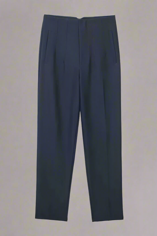 TRAFZA 2024 Woman Solid Trouser High Waist Slim Zipper Fly Long Pants Female Wild Commute Office Lady Woman Pencil Pant Street FitiqueFit