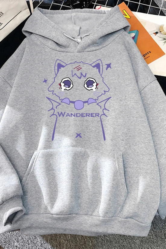 Genshin Impact Scaramouche Cat Hoodie FitiqueFit