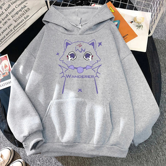 Genshin Impact Scaramouche Cat Hoodie FitiqueFit