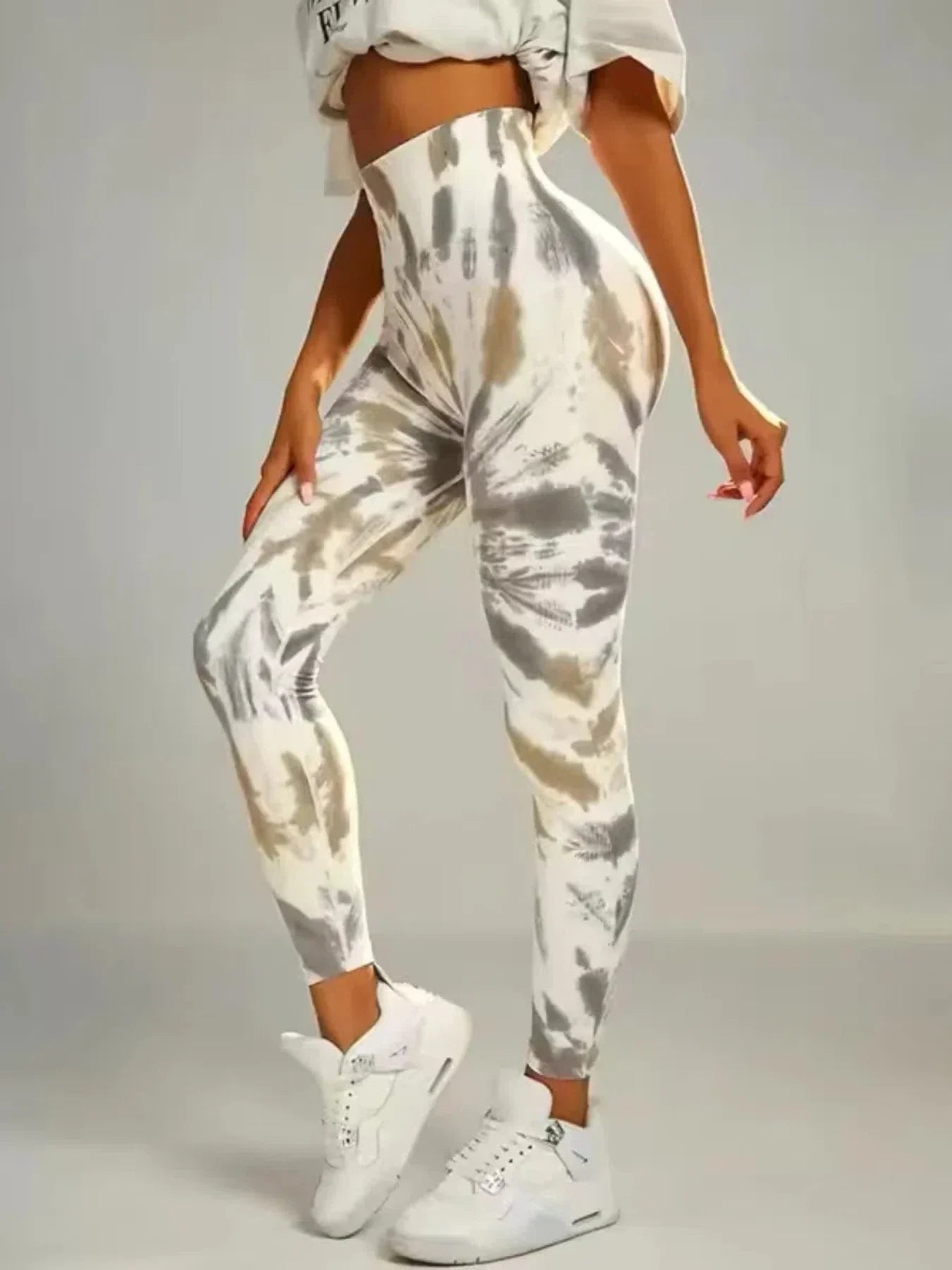 🧘‍♀️ Tie-Dye Seamless High-Waist Scrunch Butt Leggings FitiqueFit