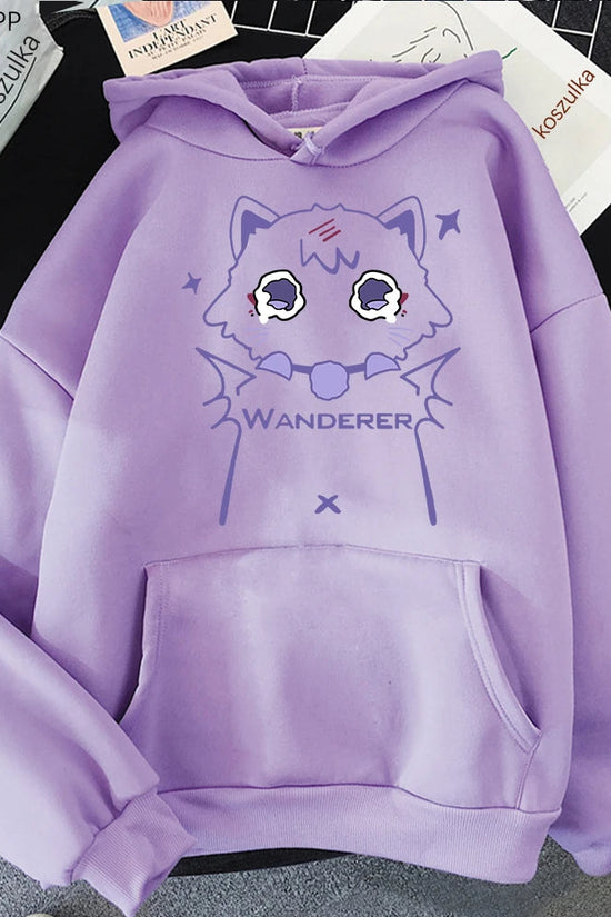 Genshin Impact Scaramouche Cat Hoodie FitiqueFit