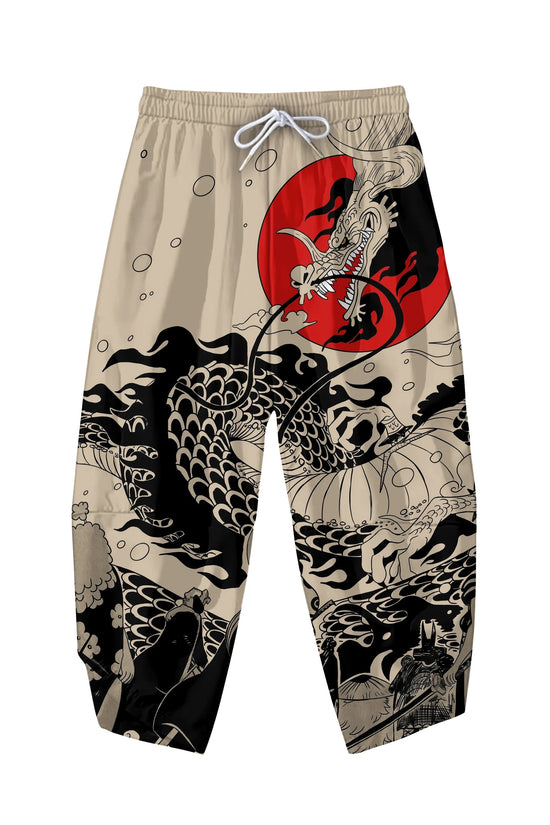 🐉 Summer Japanese Style Anime Dragon Print Haori Yukata FitiqueFit
