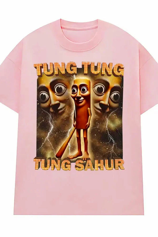 Tung Tung Tung Sahur Meme T-Shirt FitiqueFit