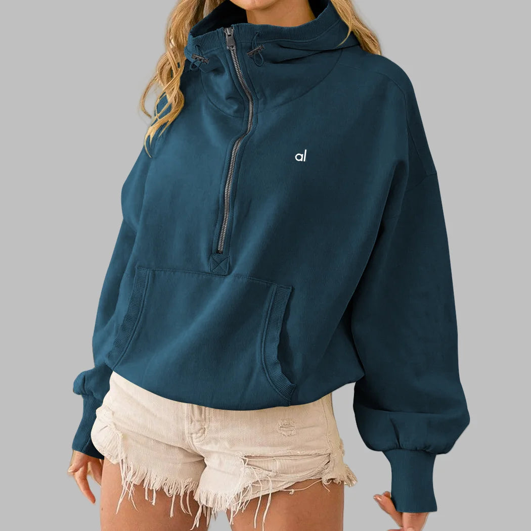 🧘‍♀️ Women's Zip-Up Fitness Hoodie FitiqueFit