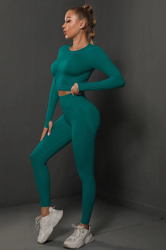 Women's Seamless Long Sleeve Yoga Top FitiqueFit